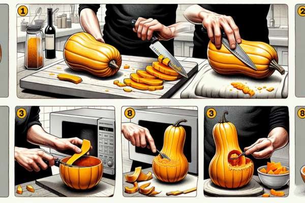 How to peel butternut squash without a peeler
