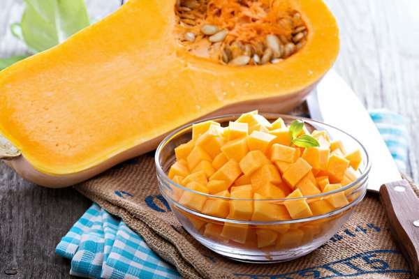 Preserves the freshness of butternut squash